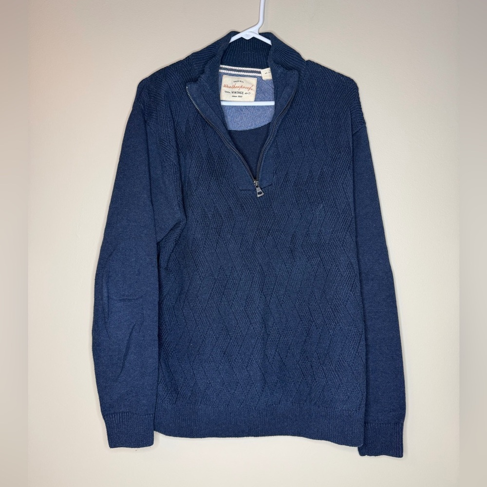 Weatherproof Men's Blue Sweater